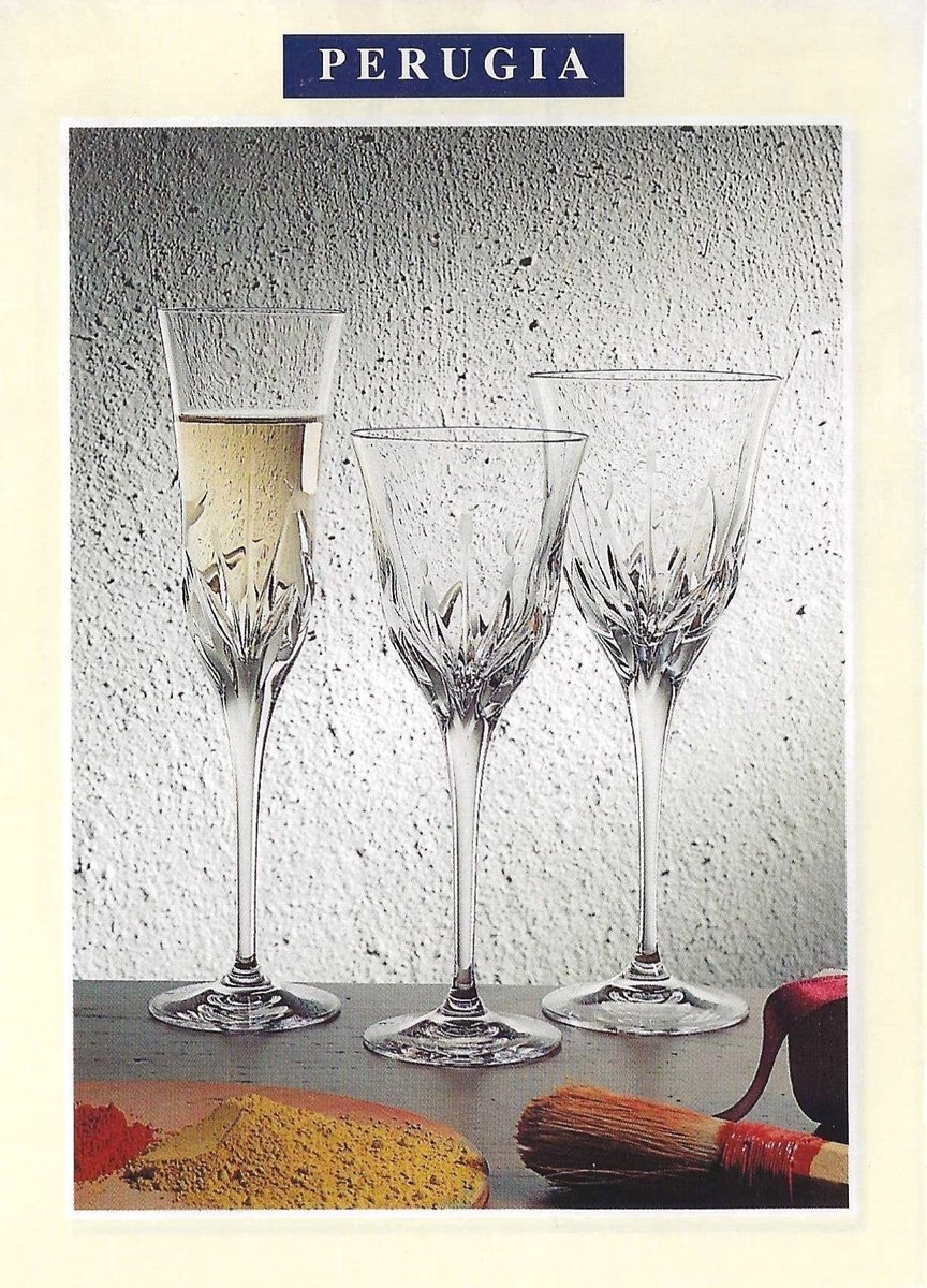 RCRCRYSTAL Da Vinci Perugia 2 stuks champagneflute handgeslepen
