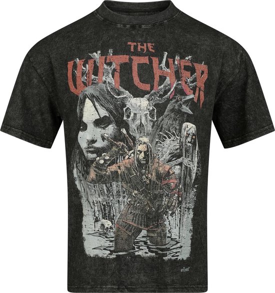 The Witcher The Witcher Heren T-shirt - zwart - M