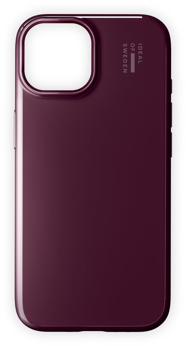 iDeal of Sweden Slim Case MagSafe geschikt voor iPhone 13/14/15/16E Glossy Cherry