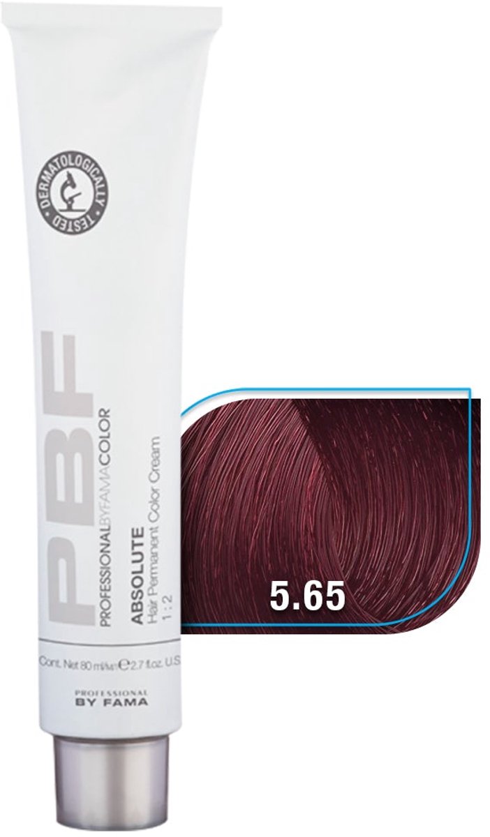 by fama tinte color absolute red pbc tinte 5.65, 80 ml