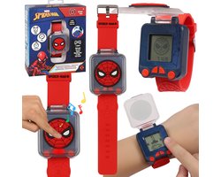 foto van MARVEL Spider-Man Multifunctioneel educatief horloge met spelletjes, alarm en stopwatch voor kinderen