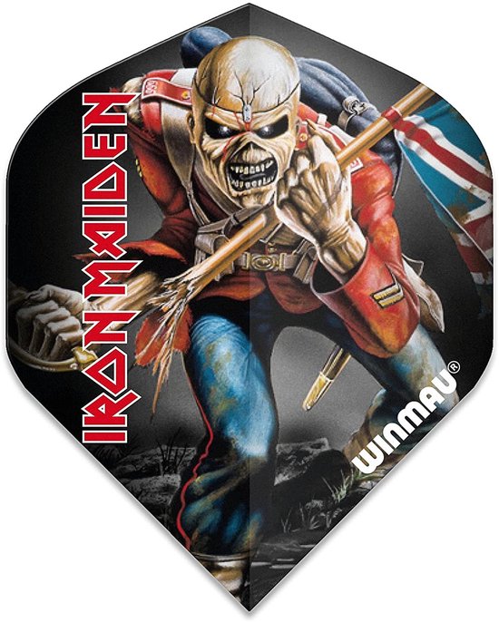 WINMAU - Rock Legends: Iron Maiden Trooper Dartvluchten - 1 set per pakket (3 vluchten in totaal) van Winmau — afbeelding 3