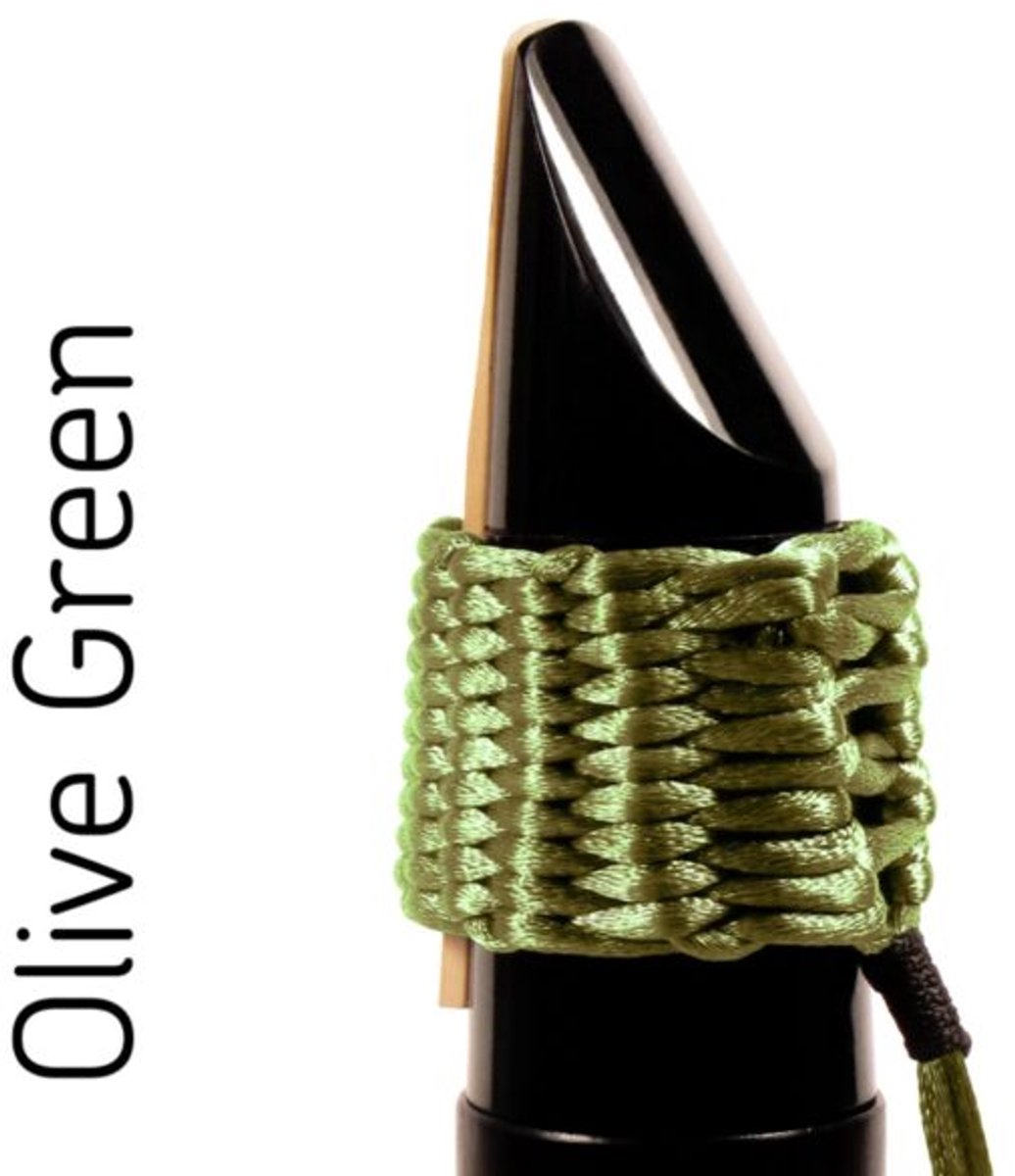 Bambú Bariton Saxofoon/Bas Klarinet Binder - Olive Green