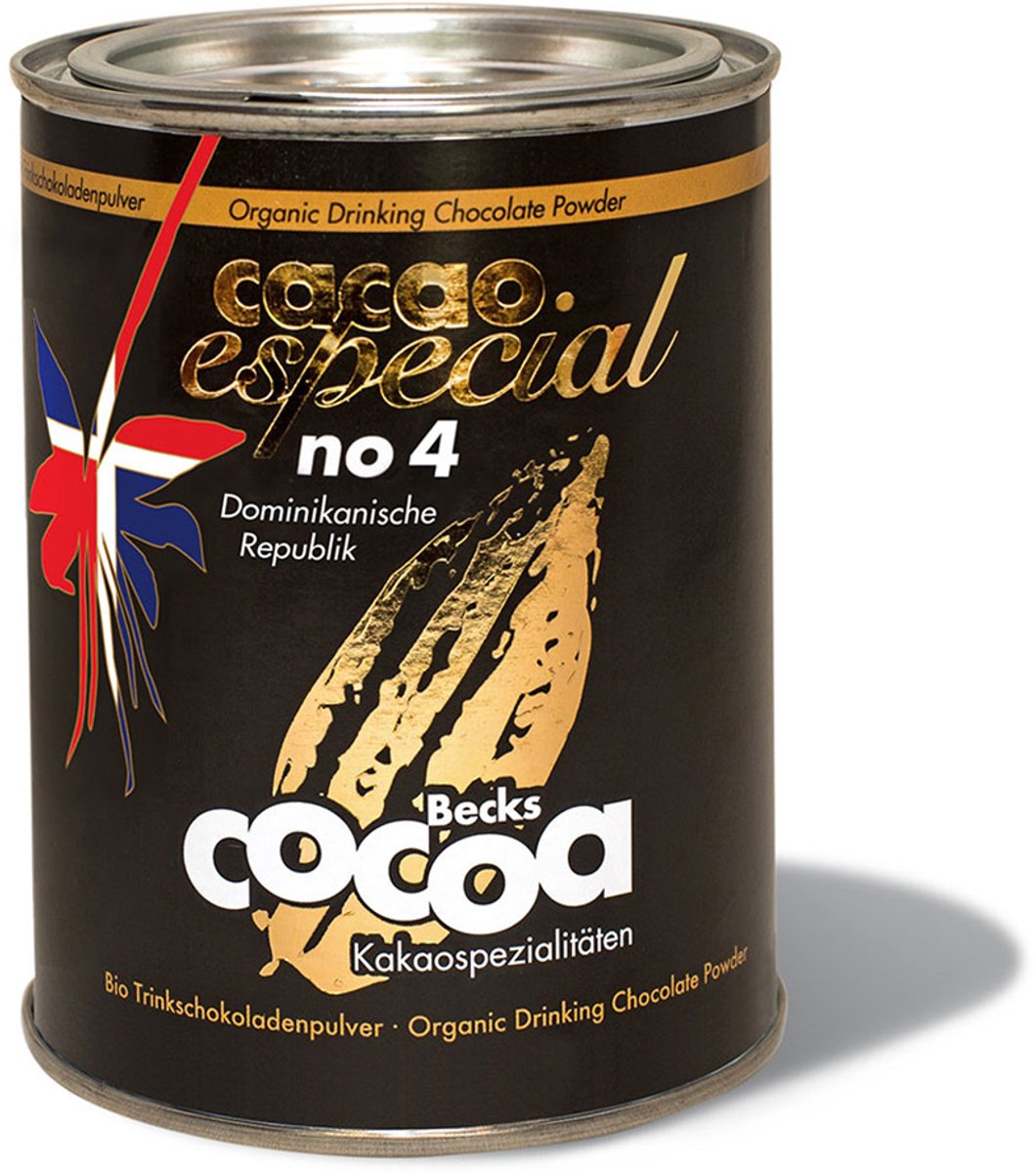 Biologische cacao Becks Cacao Especial No. 4 Dominikos Respublika, 250 g