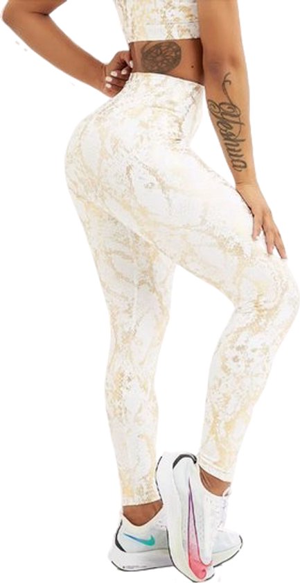 Leggings Wit Or - Beau Design - Pantalon Femme - Mode - Sportif