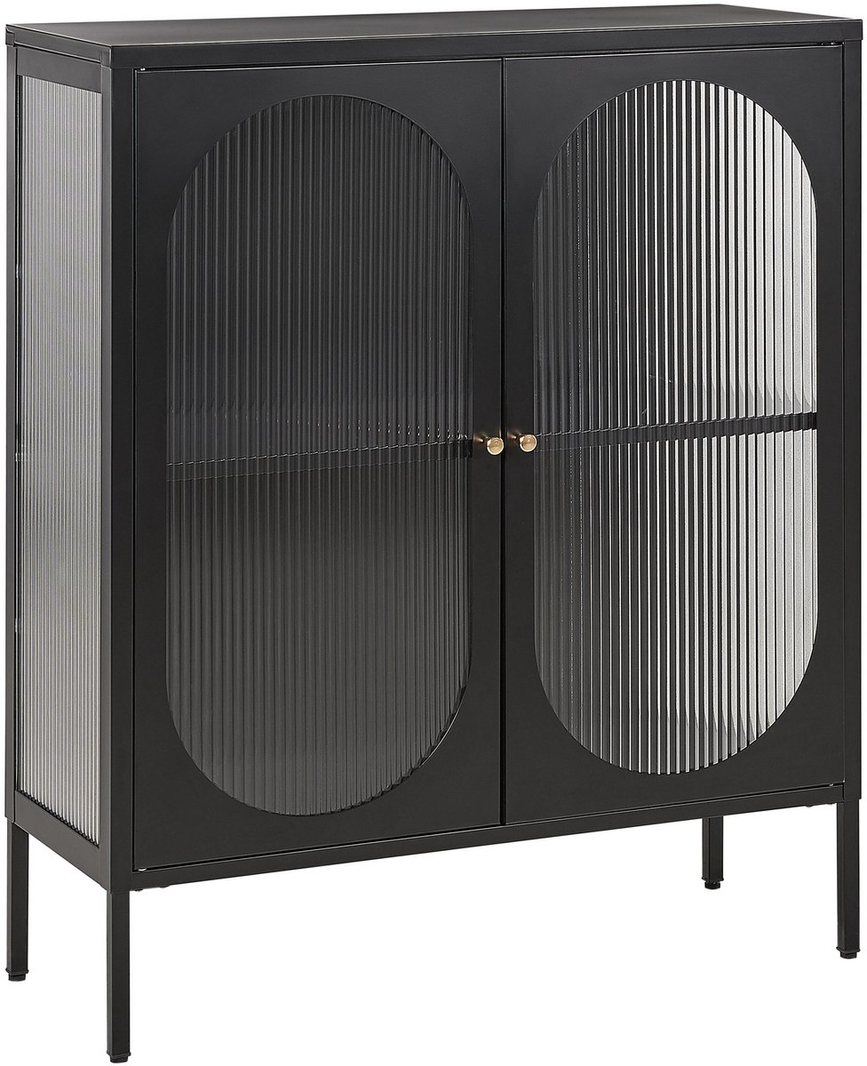 SARRE - Sideboard - Zwart - Staal