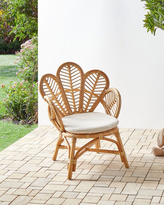 Pauwenstoel FLORENTINE II Rotan Natuurlijk van HKliving — afbeelding 4