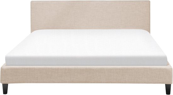 Beliani FITOU - Couvre-lit - Beige - Polyester