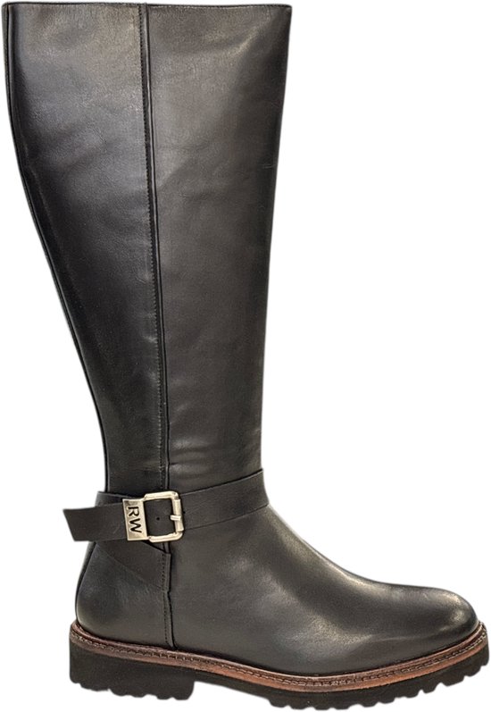 Bottines Noires Avec Fourrure - Taille 36 - Synthétique - Occasion Pour L'hiver