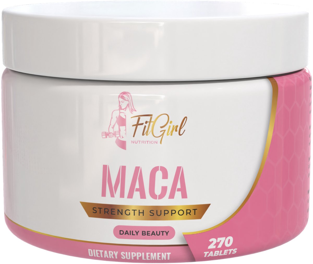 FitGirl Nutrition MACA | met Rode, Zwarte en Gele Maca poeder | Supplement | Nutriworld