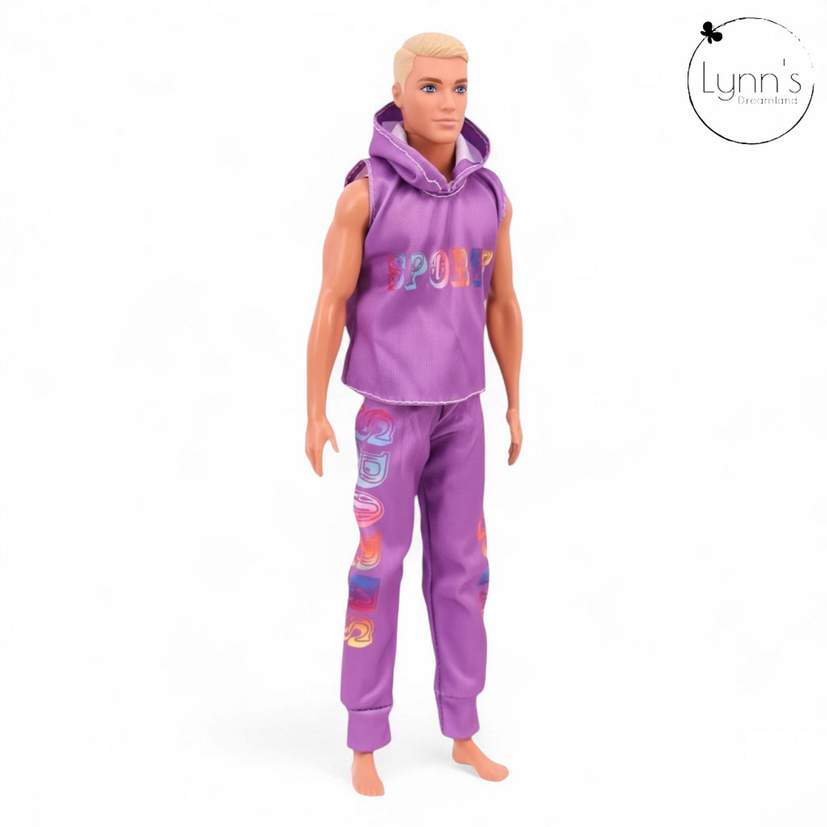 Lynn’s poppenkleertjes - Set ‘James’ - Geschikt voor modepop - Set van 5 outfits - Politie, sport, winter, zomer, lente, herfst - Cadeauzakje — afbeelding 2