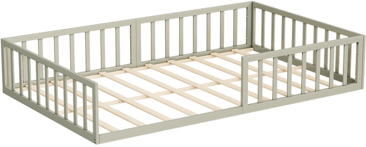 vitalispa Minno Kinderbed – 205 x 125 cm Zonder matras Grijs