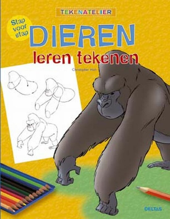 9789044708240 - Tekenatelier 2 - Stap voor stap Dieren leren tekenen
