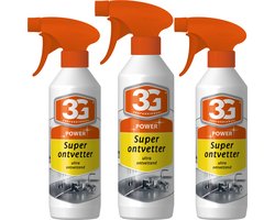 3x 3G Professioneel Power Super ontvetter - Ontvetter - Keuken Reiniger - Krachtige Reiniger - Vette Aanslag - Fornuis Reiniger - Oven Reiniger - 3-Pack - superontvetter