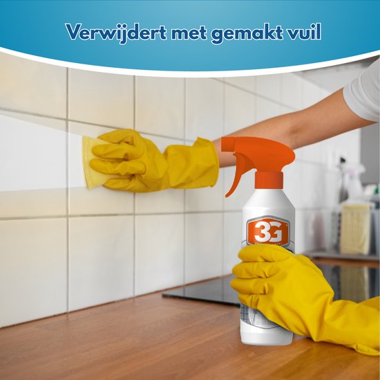 3x 3G Professioneel Schimmel & Aanslagreiniger 500 ml - Schimmel Reiniger - Schimmel Reiniger Badkamer - Schimmel Verwijderen - Schimmelreiniger - Aanslag Reiniger - Muur Reiniger - Vochtplekken - Schimmelbestrijder - 3-Pack — afbeelding 3