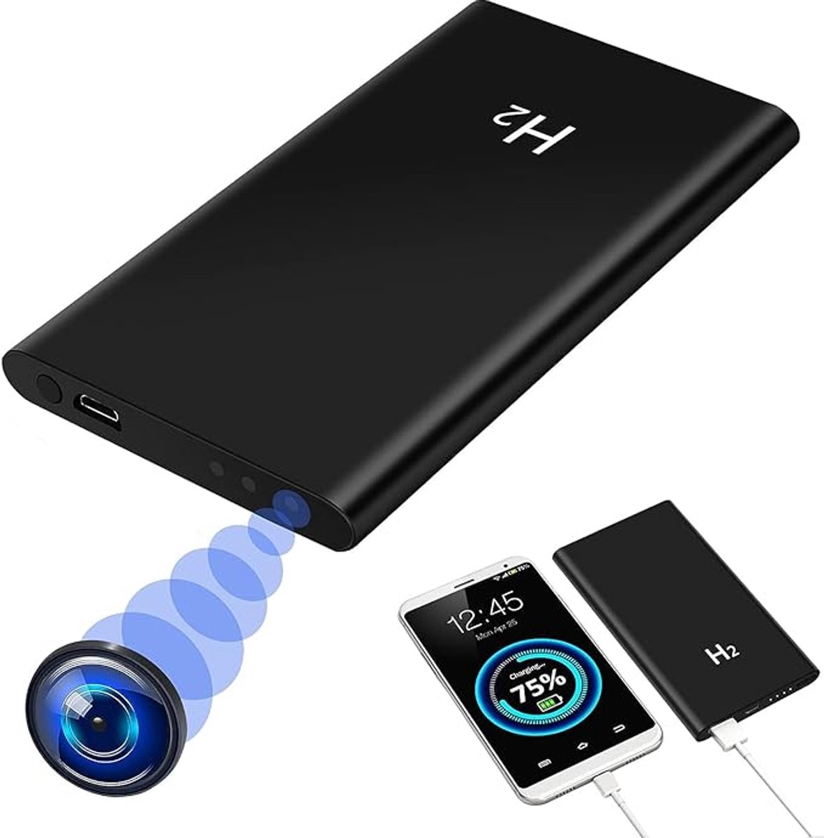 Lexium Verborgen Camera - Spionage Camera - Geheime Camera - Spy Camera - Spycamera - Spion Camera - Verborgen Mini Camera - Spy Camera Mini - Afluisteren - Afluisterapparatuur