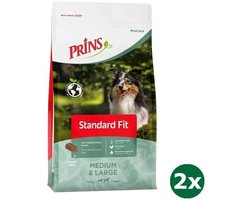 2x12 kg Prins procare standaard-fit hondenvoer
