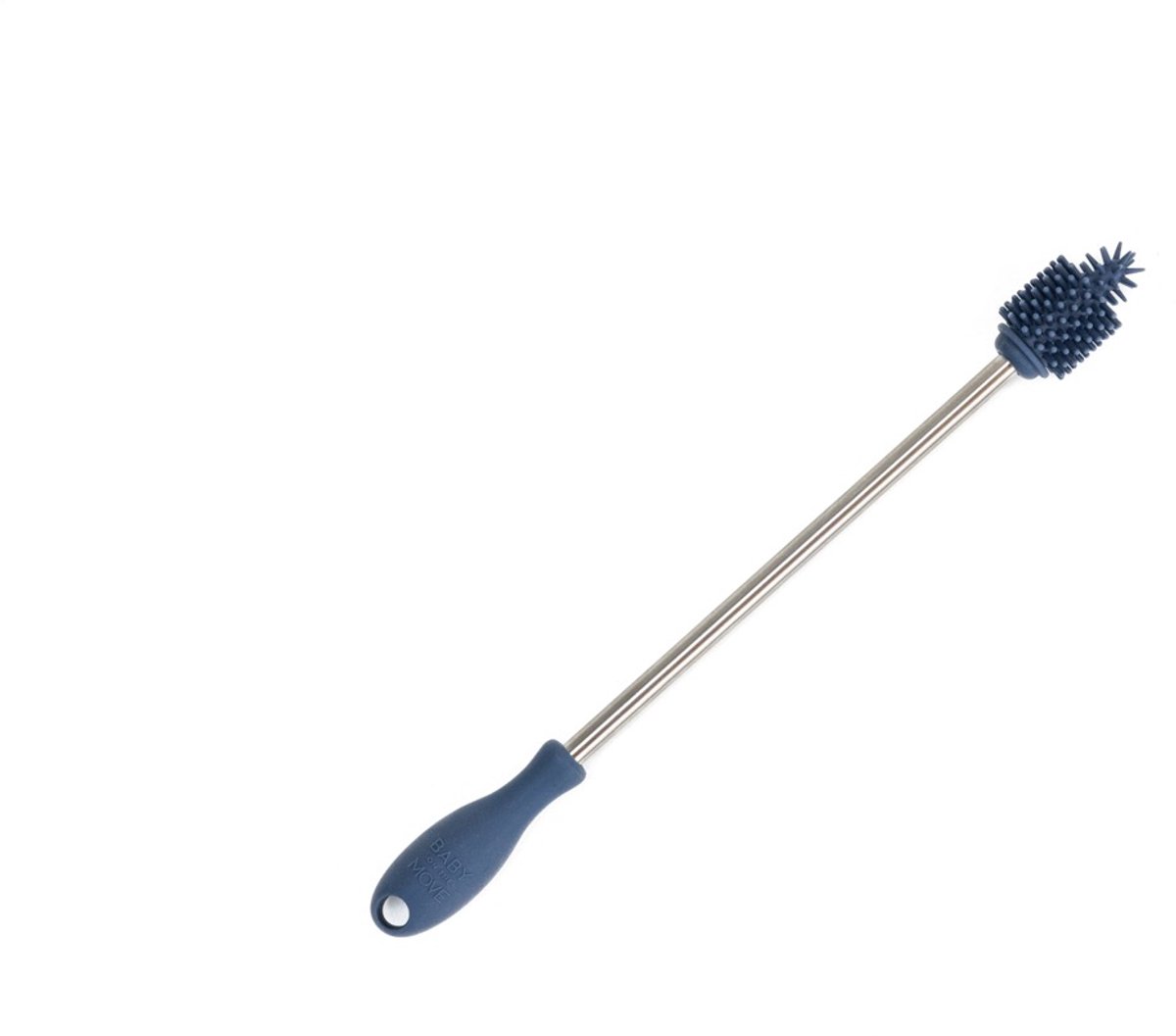 Owego - Yummy Brush - Flessenborstel - Voor flesjes en kolfonderdelen - Vaatwasbestending - Denim