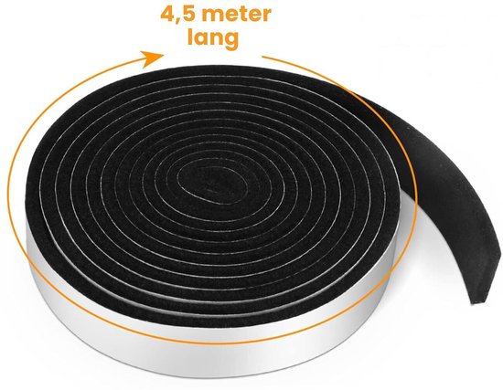 Feutre de remplacement AXIMO pour BBQ - 450cm x 2cm x 3mm - Convient pour Green Egg, Kamado, Black Bastard etc.