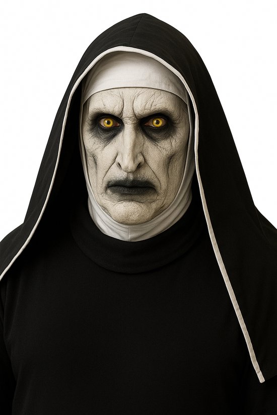 Masque de nonne - Excellente qualité - Déguisement de nonne femme - Déguisement de nonne - outfit de nonne - outfit de carnaval - Tenue de carnaval