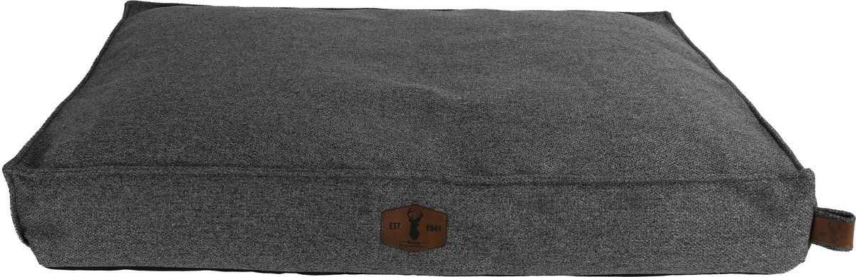 Boony ‘Est 1941’ premium Ligkussen orthopedisch charcoal veil revived 100x70x17cm