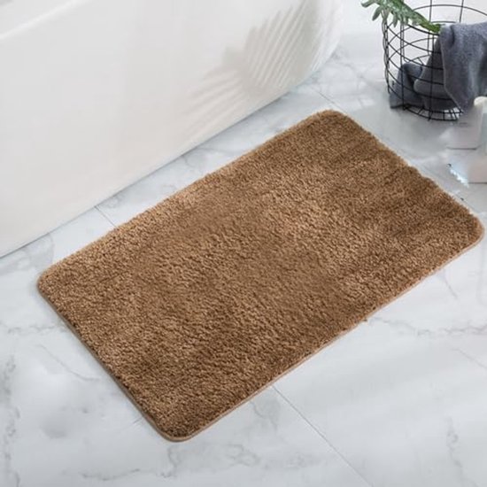Onperpoe Badmat voor badkamer, wasbaar, 40 x 120 cm, badmat, antislip
