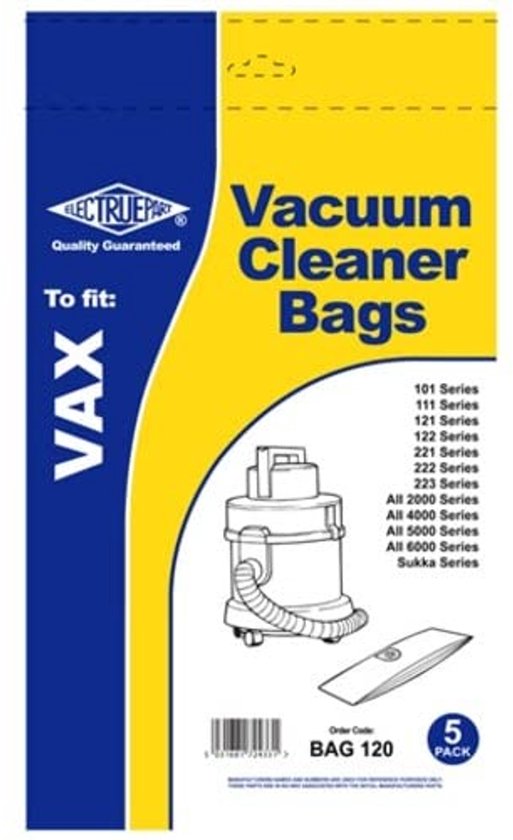Verzegeld Einde Vax Stofzuiger Stofdoek Papieren Zak 5 Pack