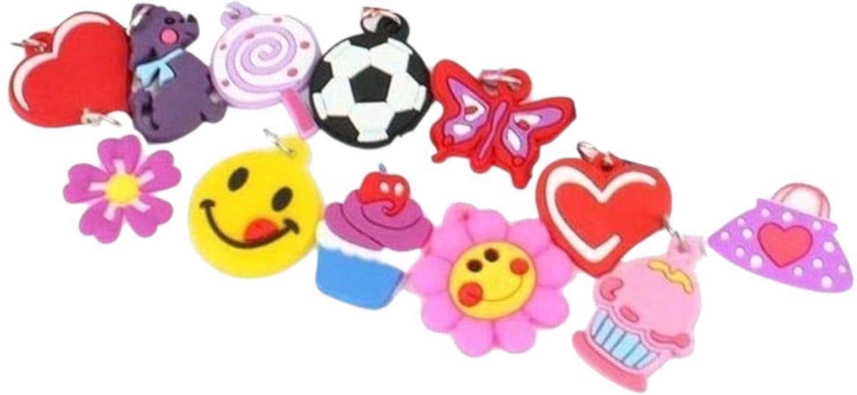 Loom Twister Accessoiresset Charms Loombands 12-delig