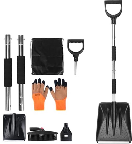 Foto: Ijskrabber voor autoruiten met antislip handvat draagbare auto ijsschraper voor het opruimen van ijs en sneeuw winterauto essentials universele sneeuwschraper voor auto suv vrachtwagen