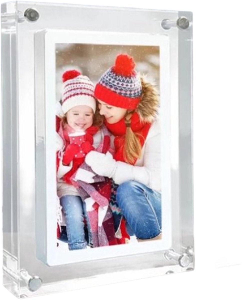 Luxe Acryl Stevige Digitale Fotolijst 5/7 Inch 1000Mah - Luxe - €69,95