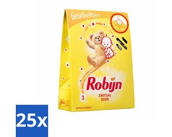 25 x Robijn Geurbuiltjes Zwitsal 3 stuks per verpakking - Zwitsal Geur - Babygeur - Geurbuiltjes - Kastgeur - Ladegeur