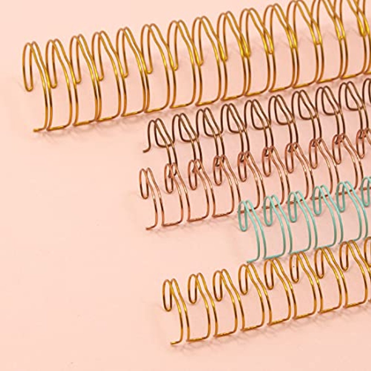 Set van 2 dubbele ringspiralen voor het maken van albums, boeken en planners thumbnail 5
