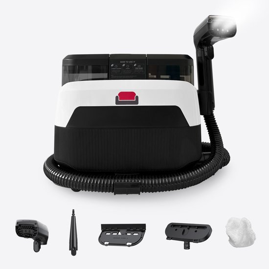 LuxeSteam 6-in-1 Vlekkenreiniger met Accessoires