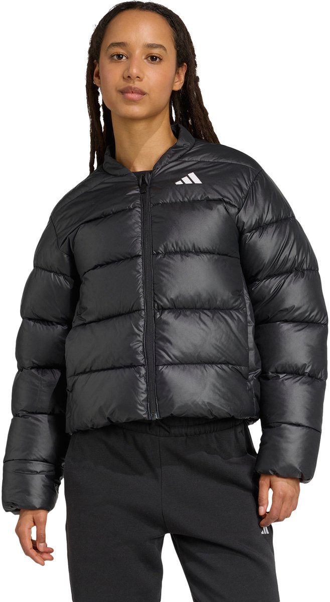 adidas Sportswear Essentials CLIMAWARM Synthetic Down Puffer Jack Dames Zwart