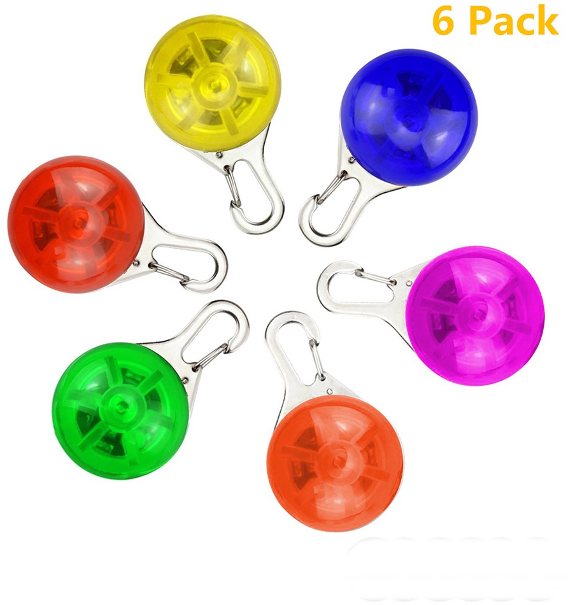 JeiibrZui Homeet LED Hondenhalsbandlamp - Waterdichte Veiligheidshalsbandhanger Voor Huisdieren - Zichtbaar Tot 500 Meter & 4 Lichtmodi - 1 Stuk - Voor Nachtwandelingen