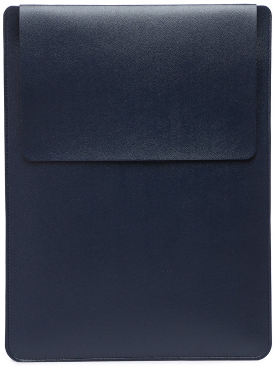 Gevoerde laptophoes - 15-16" ultraslanke multifunctionele laptoptas - Blauw