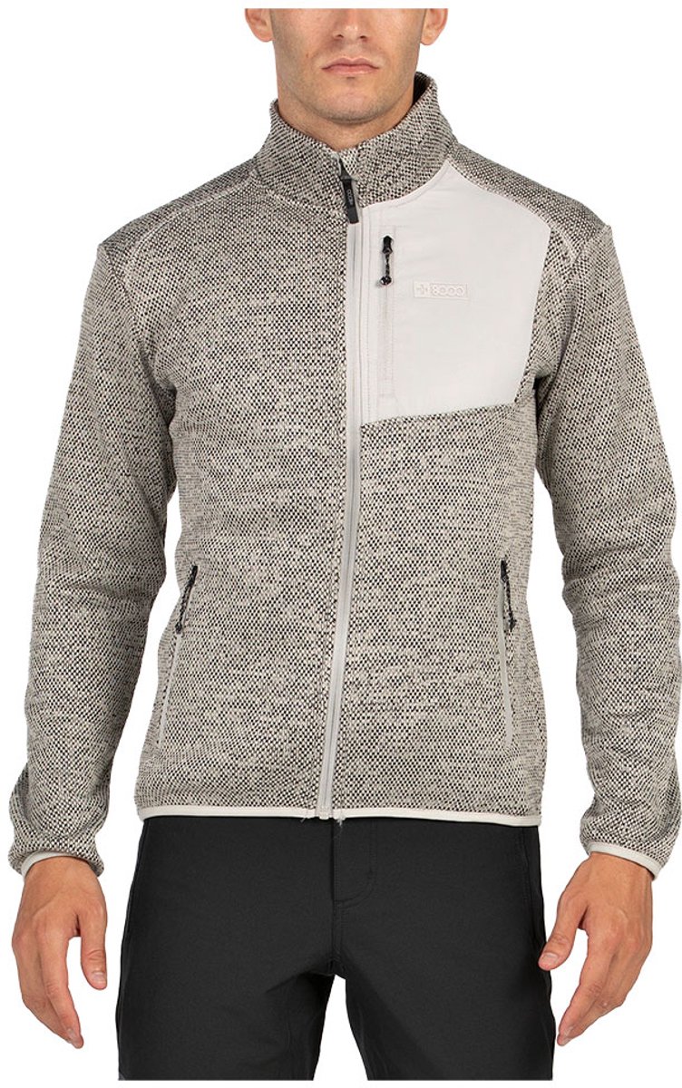 +8000 Rayi Fleece Met Volledige Rits Grijs L Man