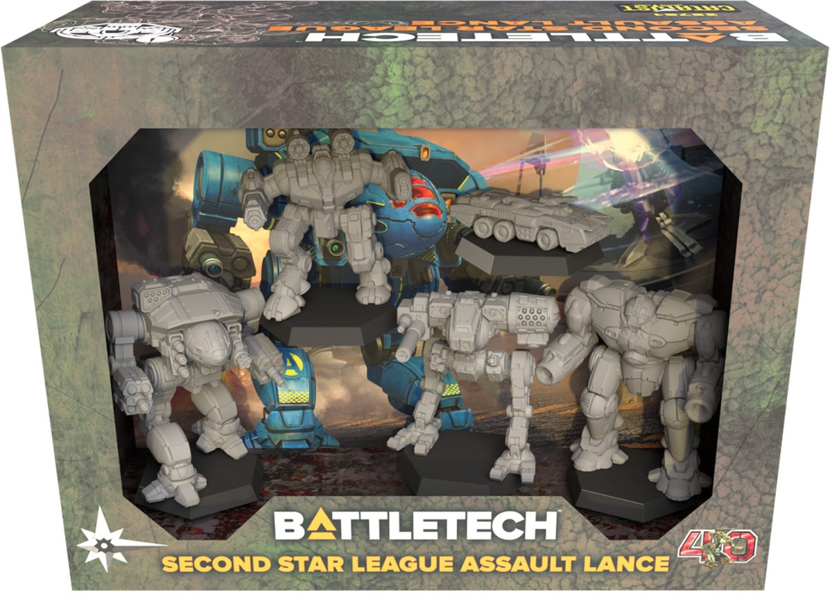 BattleTech - Second Star League Assault Lance - Miniaturen - Unpainted