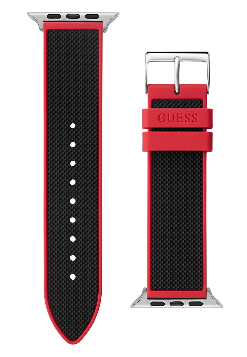 Guess Guess Apple Band Watch Straps Zwart Armband: 100% Silicone CS3002S1