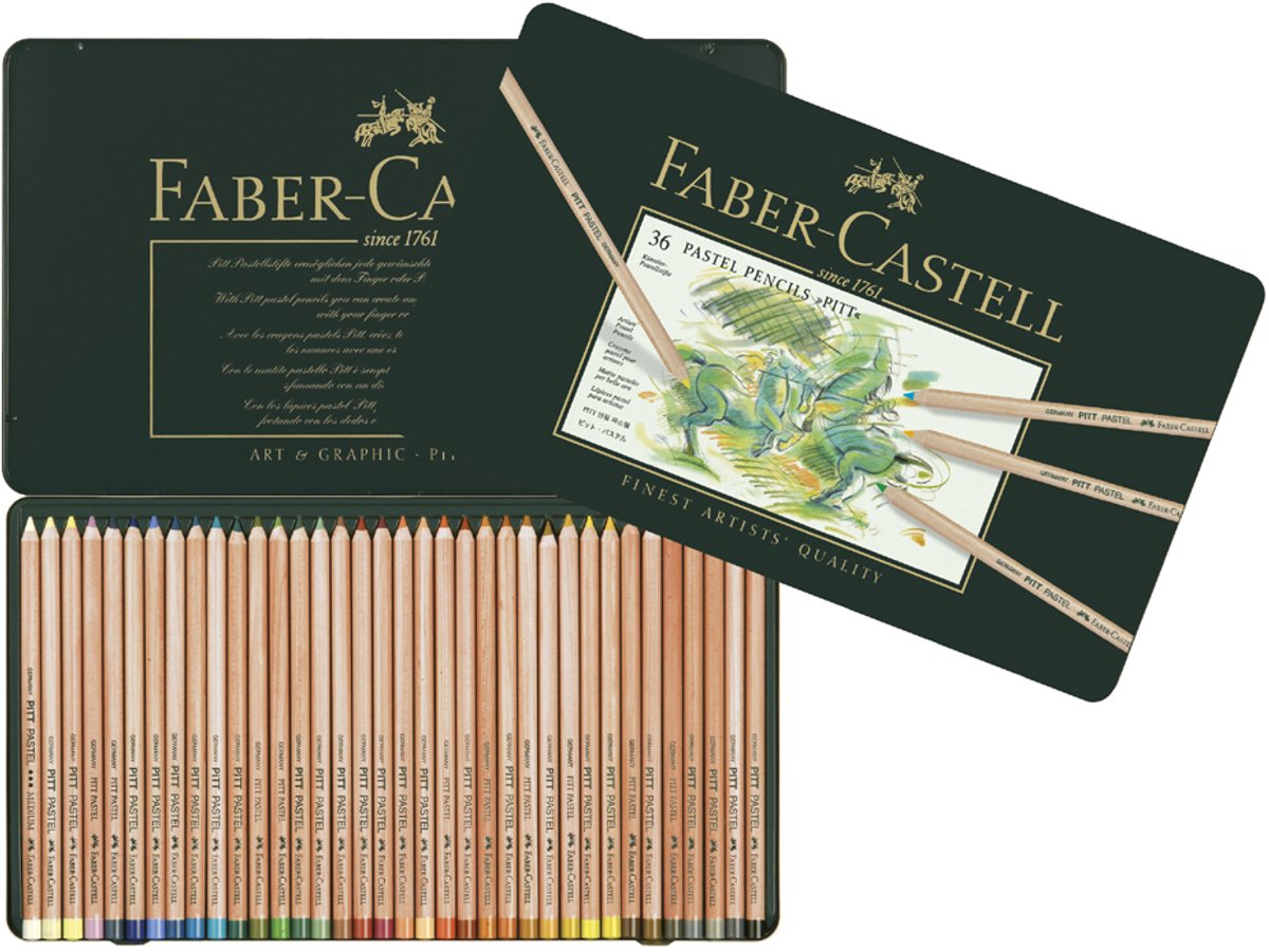 Faber-Castell pastelpotloden Pitt - 12 stuks - FC-112112 — cadeau in Hobby - foto 5