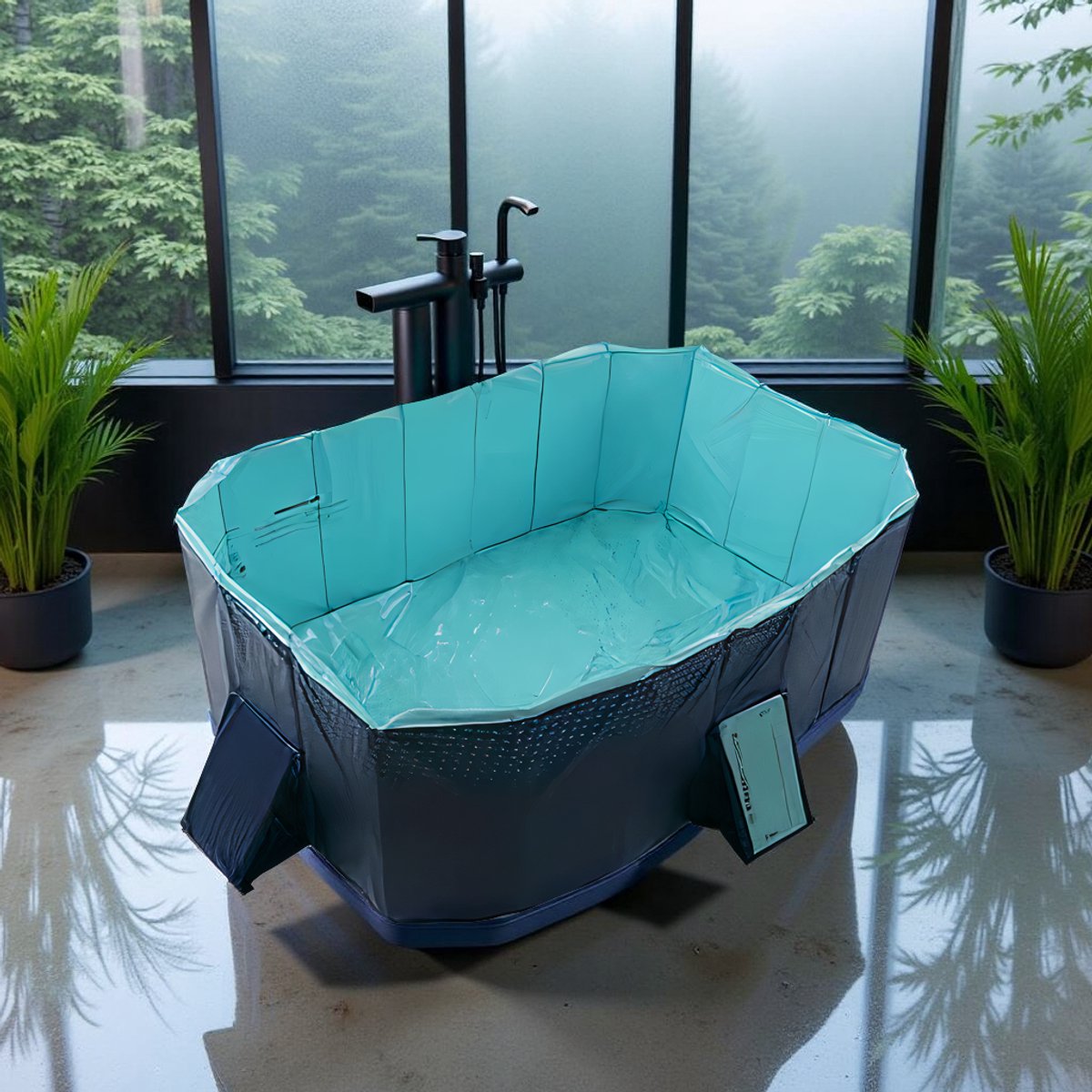 Opvouwbaar Familie Zwembad 160 cm - Grote Draagbare Kinder- - Opvouwbaar - €450,00