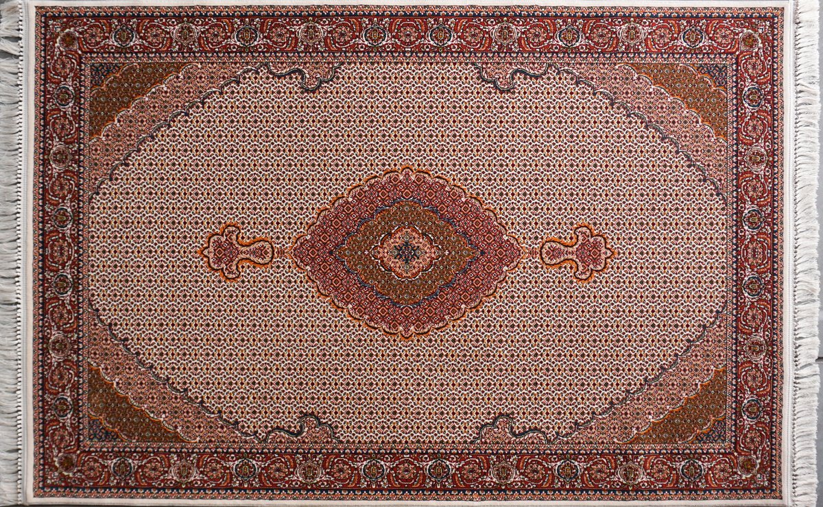 SusaStyle - OUTLET - Perzisch Vloerkleed – Riz Mahi Cream – Tapijt 150 x 225 cm