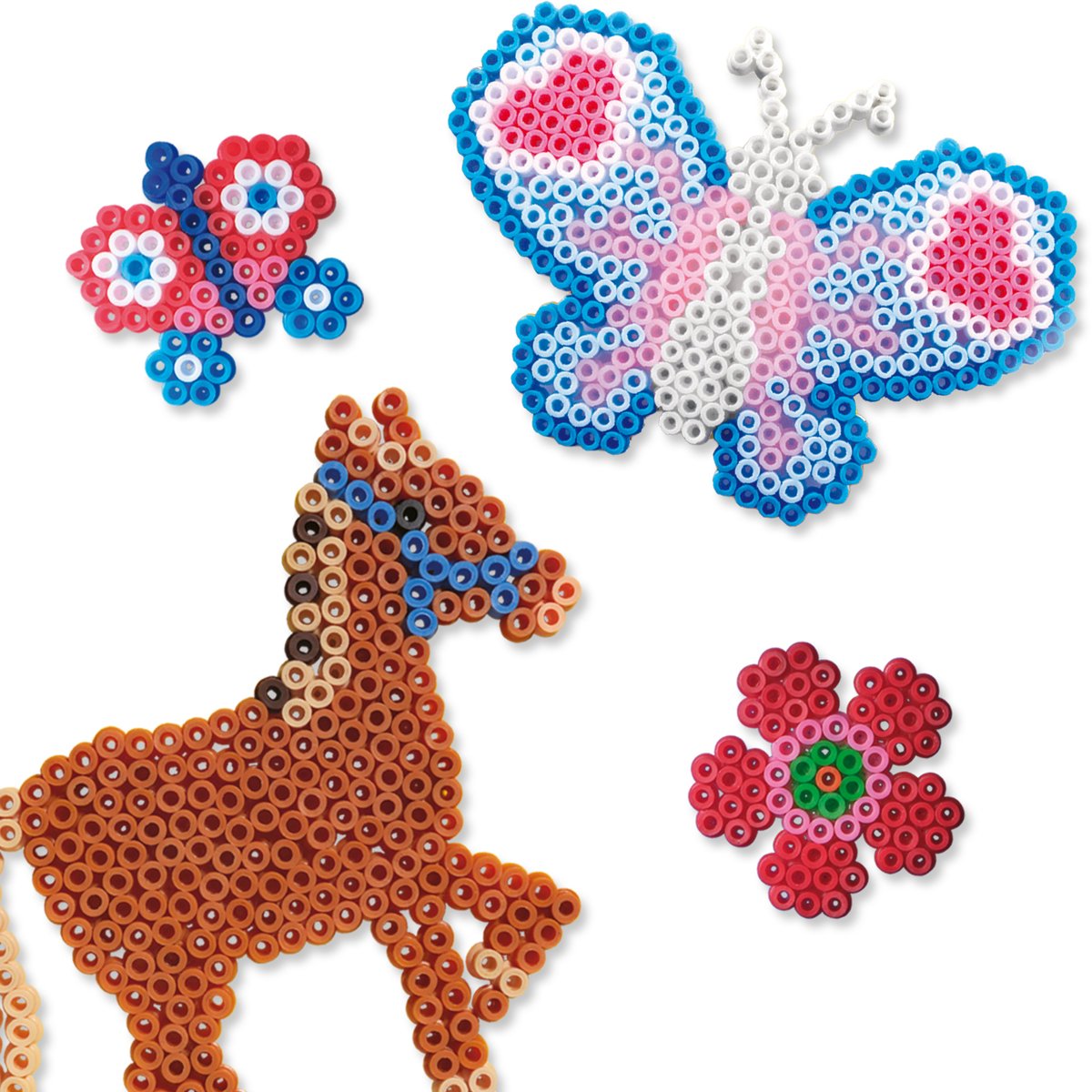 SES Creative - Beedz - Mix Glitter - Strijkkralen - 3000 Stuks - PVC Vrij - Vanaf 5 Jaar — afbeelding 3