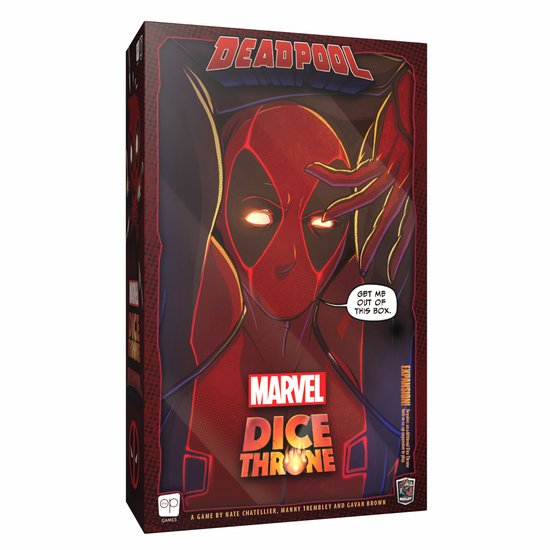 Usaopoly Marvel Dice Throne: Deadpool Deluxe - Uitbreiding voor bordspel