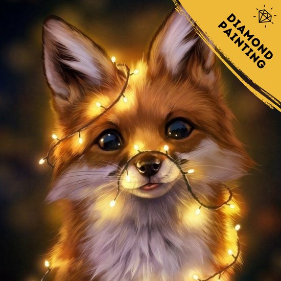 De Hobby Planeet Diamond Painting Dieren 30x40cm - Diamond Painting Volwassenen - Kinderen