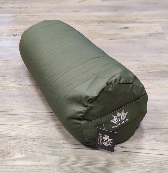 Om Namaste Bolster Comfort Olijf Groen voor yoga - Yogabolster van Om Namaste — afbeelding 4