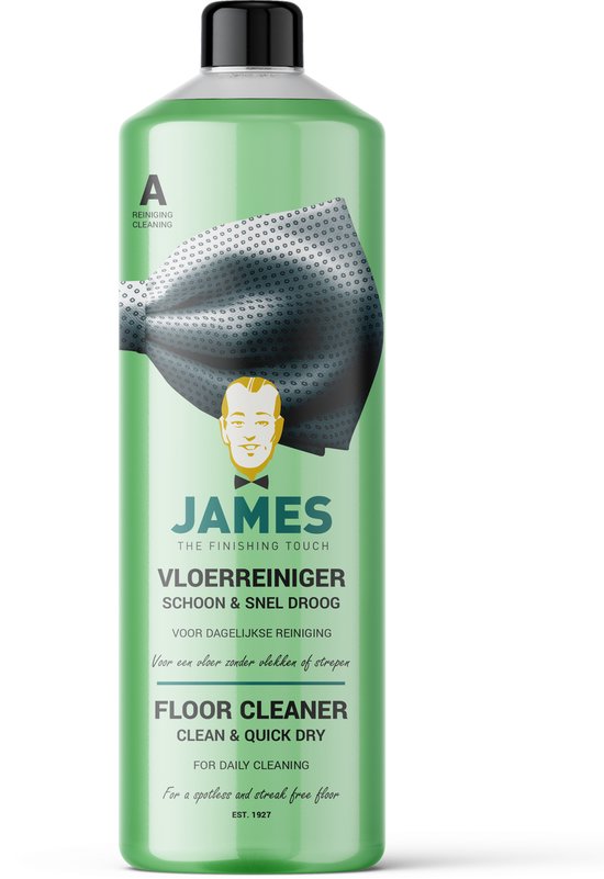 James Vinyl & PVC - vloer reiniger - Schoon & Snel droog - vloerreinigers