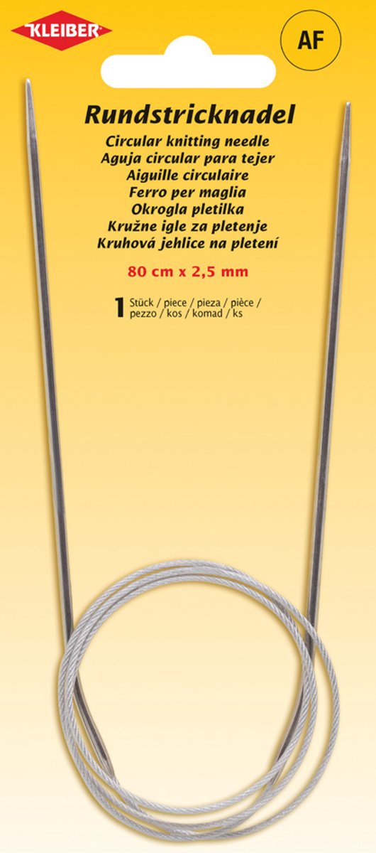 Breinaalden voor rondbreiwerk, 80 cm x 3,5 mm