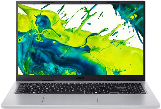 Acer Aspire Go 15 AG15-72P-714D Intel Core 7 150U Laptop 39,6 cm (15.6") Full HD 16 GB DDR4-SDRAM 512 GB SSD Wi-Fi 6 (802.11ax) Windows 11 Home Zilver - Acer - Hoofdafbeelding