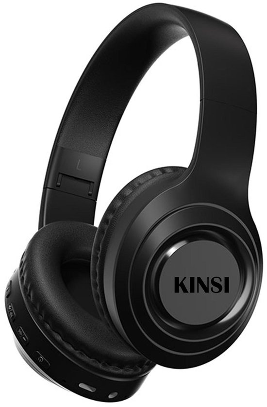 Kin Bluetooth Headset KINSI draadloze gamingheadset -Over-ear -Bluetooth 5.3 -Langdurige ...